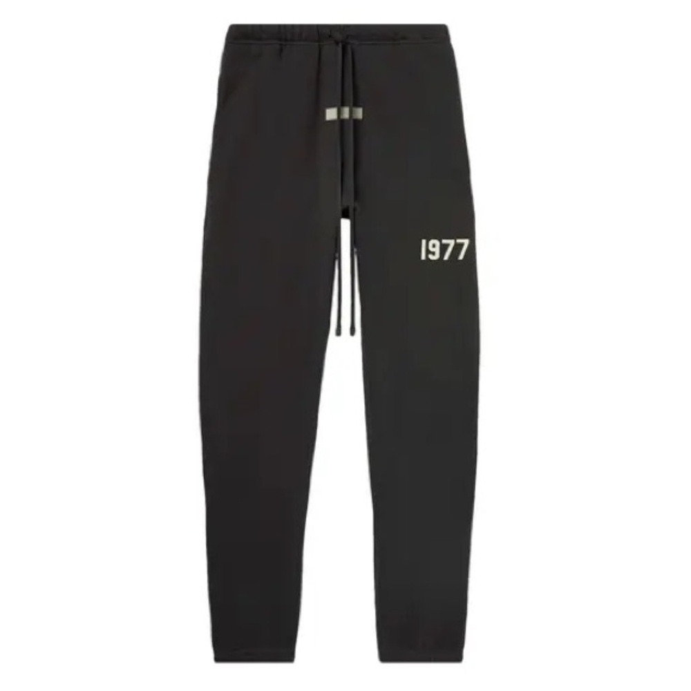 Essentials FEAR OF‎ GOD ESSENTIALS 1977 LOGO CUFF SWEAT PANT | Iron | NEW/NWT🔥